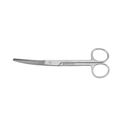 Surgical Beasts Cooper scissors, curved,  pointed/blunt, 16 cm
