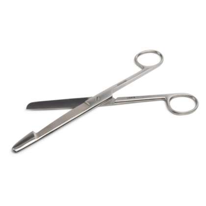 Surgical Beasts Enterotomy Post Mortem Scissors,  21 cm / 8.3", blunt/probe, straight