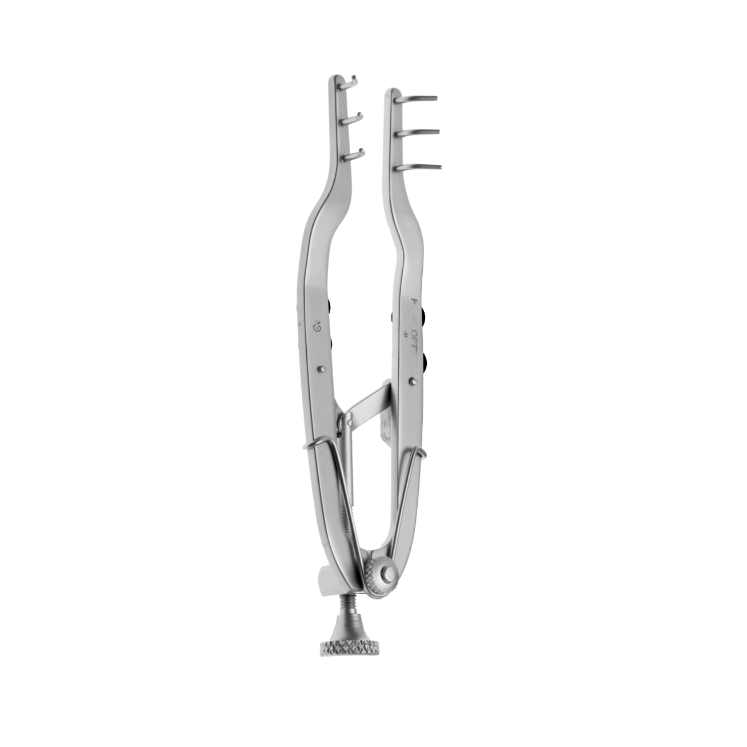 LACHRYMAL SAC RETRACTOR (CURVED BLADE, 0.3MM × 10.0MM TEETH)