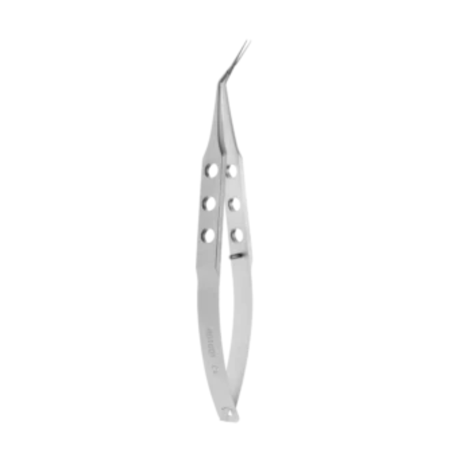 CAPSULORHEXIS FORCEPS (45° ANGLED THIN SHAFT WITH FLAT CROSS-ACTION HANDLE)
