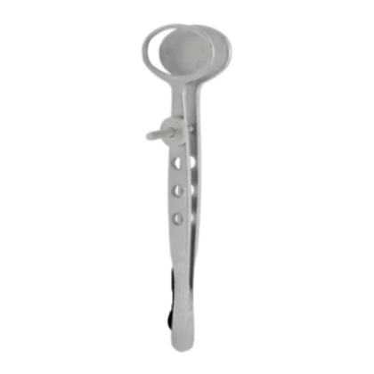 CAPSULORHEXIS FORCEPS (45° ANGLED THIN SHAFT WITH RIPPED CROSS-ACTION HANDLE)