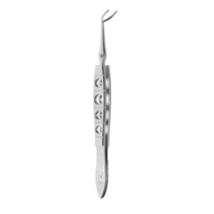 landers-vitrectomy-lens-forceps-45-angled-shaft-with-curved-grooved-blades