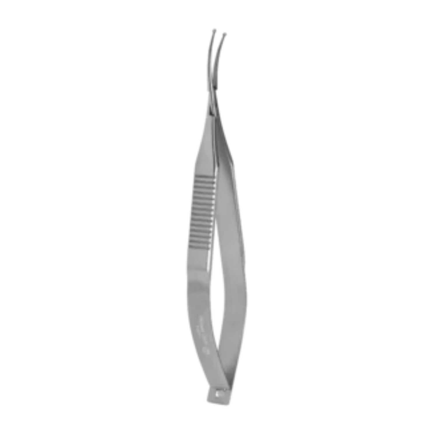 LENS FORCEPS (CURVED SHAFT WITH 1.0MM RING TIPS)