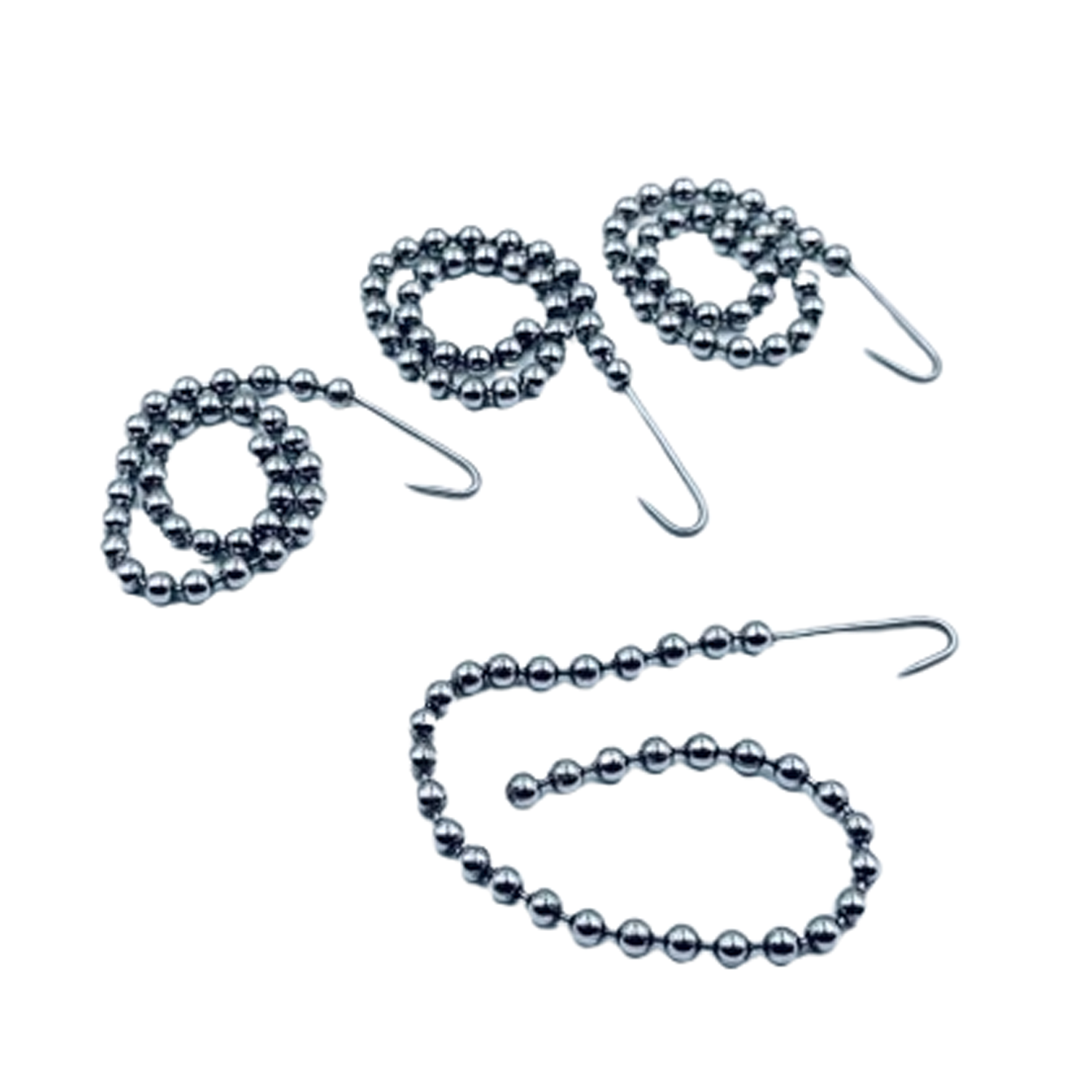 TUPPERS HAND TABLE, BALL CHAINS WITH HOOKS, 21CM
