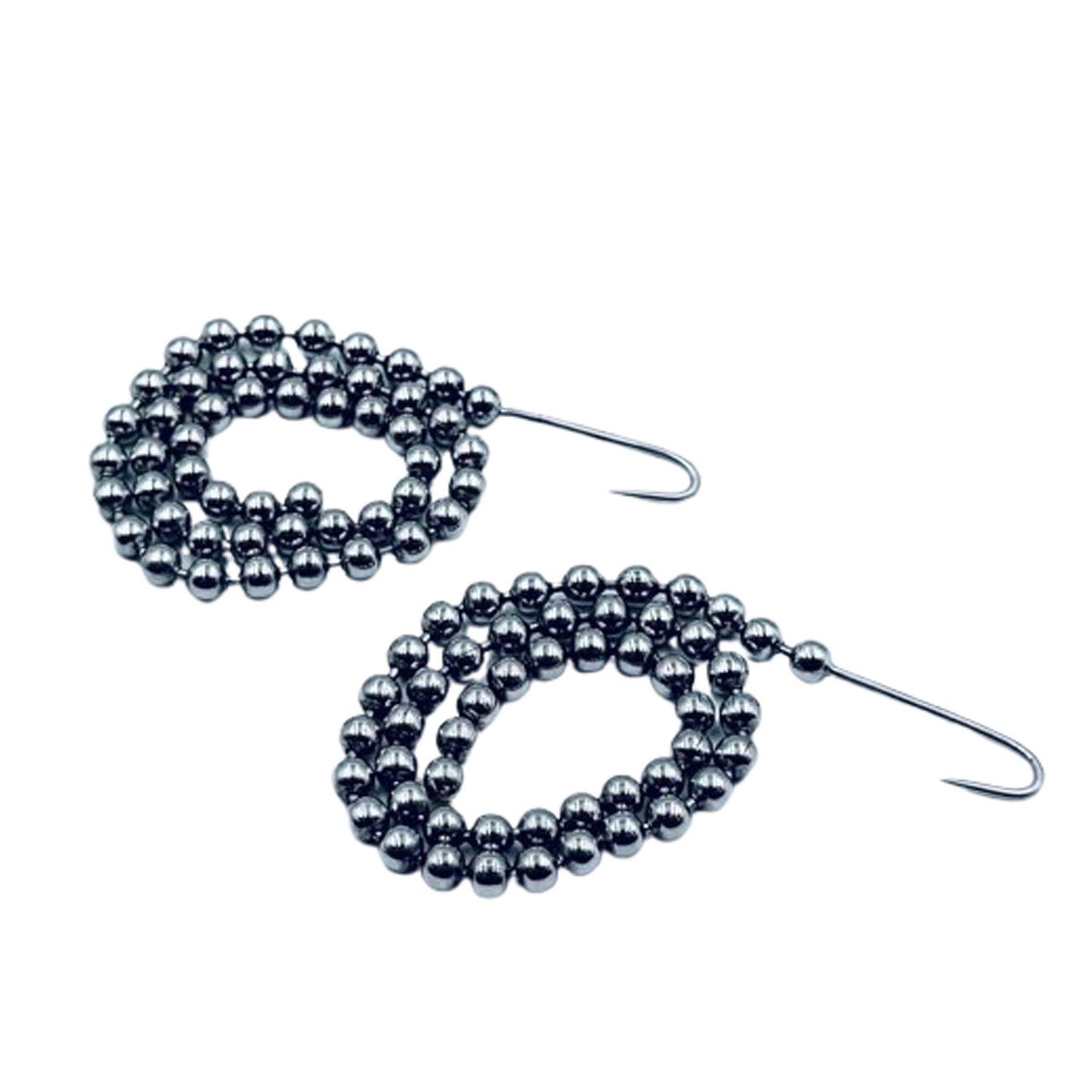 TUPPERS HAND TABLE, BALL CHAINS WITH HOOKS, 32CM